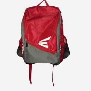 Easton Game Ready Red, Black and Gray Baseball Backpack